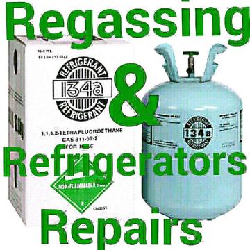 Re gas fridges and repair on site