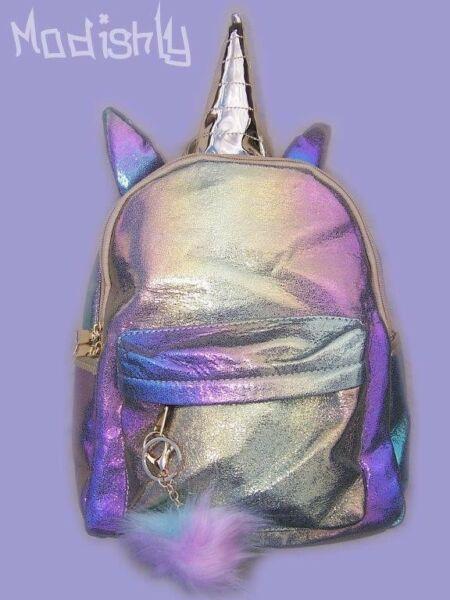 Multicolor Unicorn backpack
