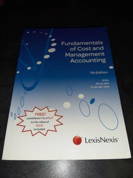 Fundamentals of Cost and Management Accounting 7th edition