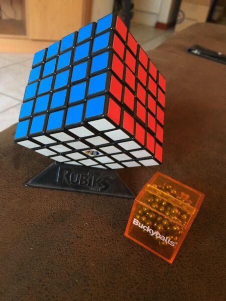 Rubiks cube 5x5 and Buckyballs