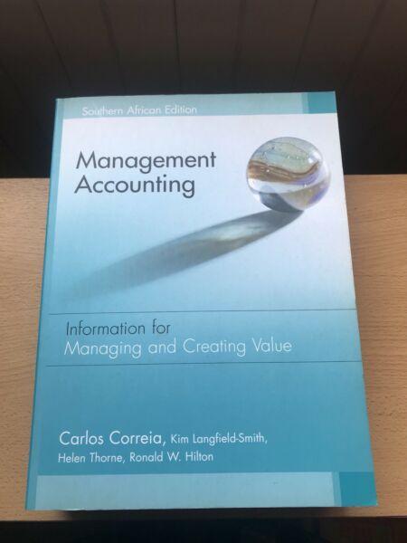 Management Accounting: South African Edition (Paperback, South African ed) Carlos Correia