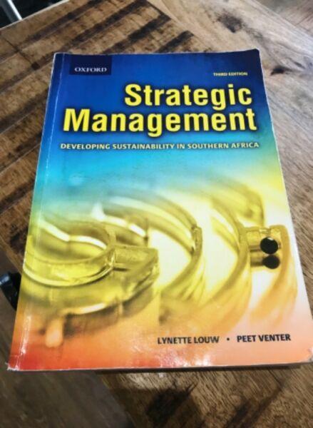 Strategic Management Textbook (Third edition) - there is some highlighting but it’s neat