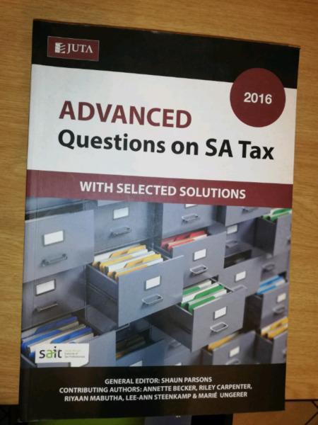 Advanced Questions on SA Tax 2016