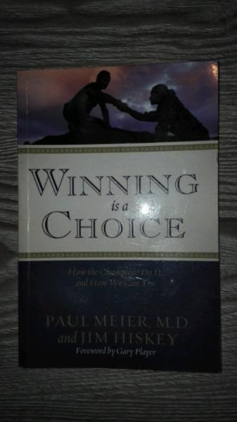 Winning is a Choice reading book