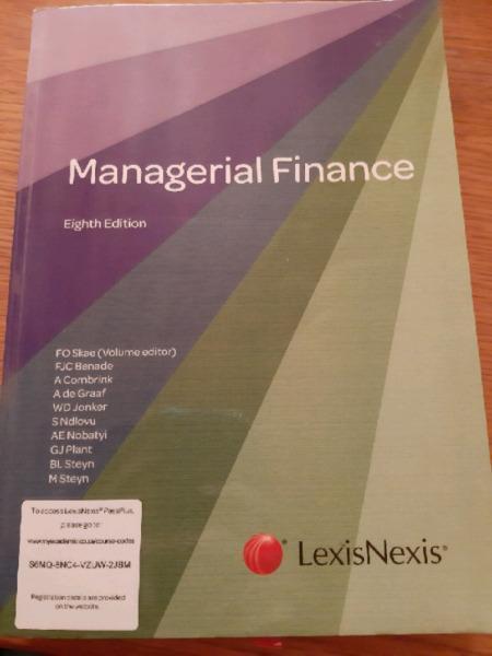 Managerial Finance 8th edition
