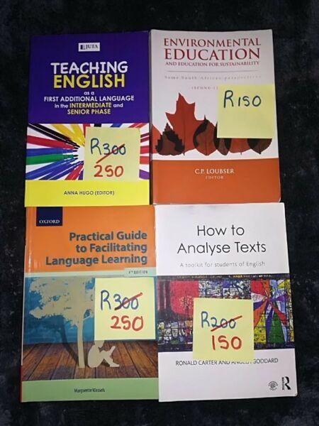 UNISA Bachelor of Education Textbooks for Sale (Price Drop!!!)