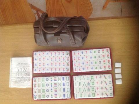 MahJong Chinese Oriental Tile Game with Carry Bag. R500