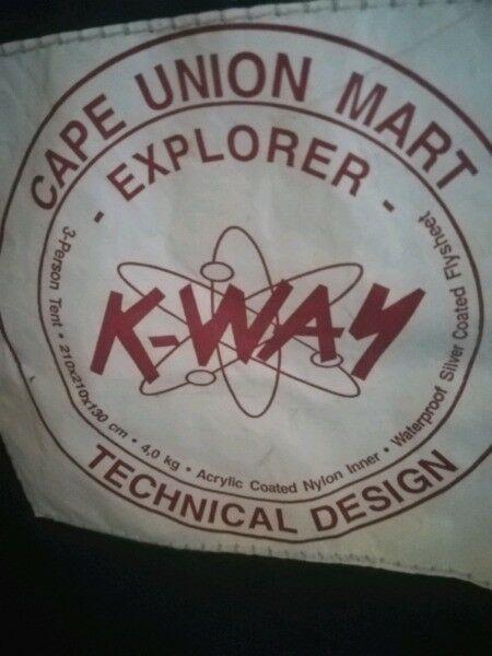 K-Way 3 person dome tent