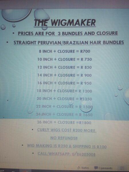PERUVIAN AND BRAZILIAN HAIR FOR SALE