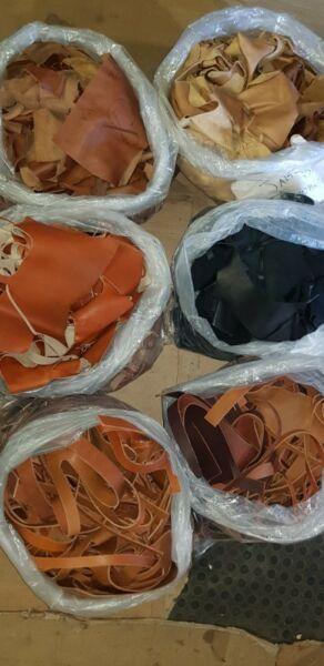 Leather (off cut leather for sale )