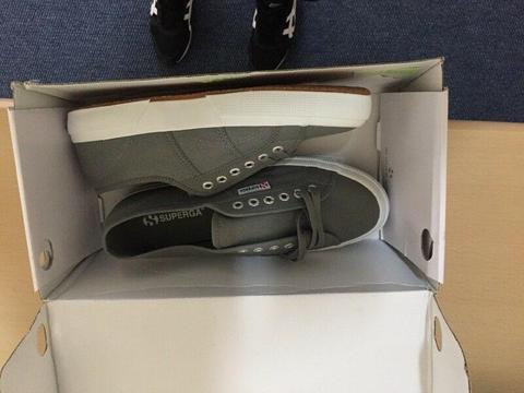 Brand New in the box: Superga 2750 COTU CLASSIC GREY SAGE size uk 9