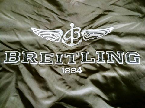 Breitling Leather Flyers Jacket by Alpha Industries for sale or swop
