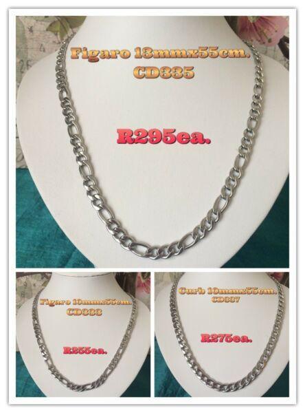 Stainless Steel Neck chains & wrist chains