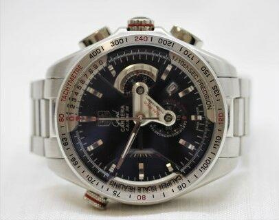 A superb Tag Hueur Grand Carrera Calibre 36 inspired mens wrist watch, with stainless steel case