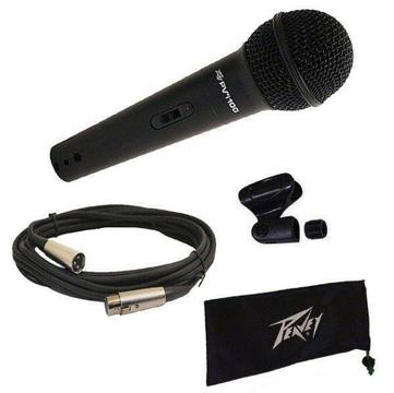 Peavey PVI 100 Microphone With Cable & Clip Package