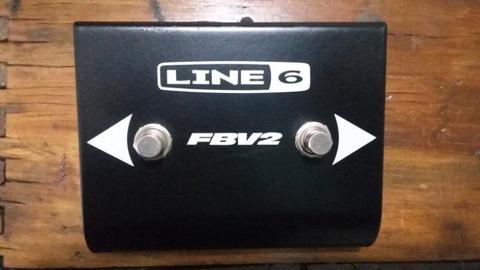 Line 6 FBV2 Footswitch 2 Button IMMACULATE spotless condition!