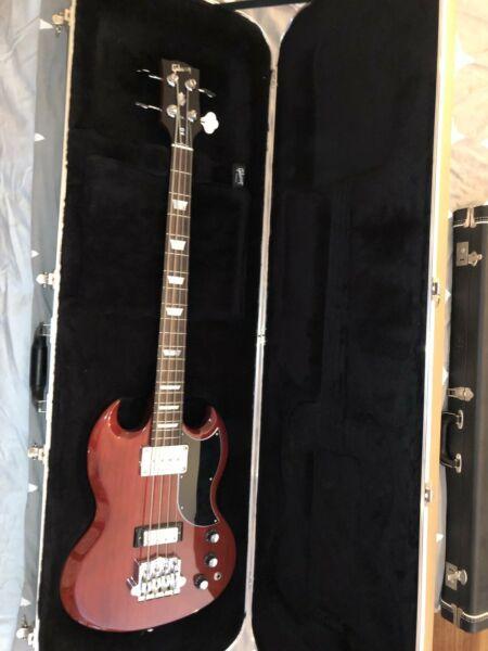 2014 Gibson SG bass. Shortscale