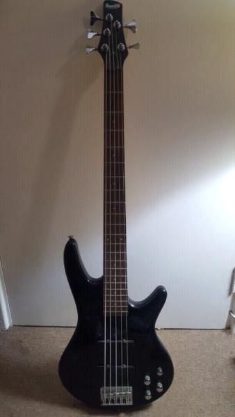 Five string Ibanez Bass Guitar