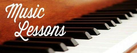 Music lessons (Piano, Guitar, Drums, Saxophone, Tabla, Dholak etc)
