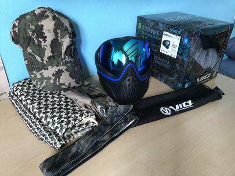 Brand New Virtue Vio Extend Paintball Mask and Extras
