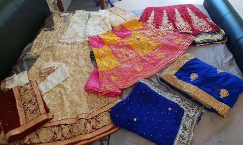 Eastern wear sarees and lehengas for sale