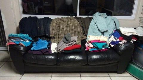 Ladies second hand clothing for sale(jacket, coats; jerseys and t-shirts) for size 38 - 40 ladies