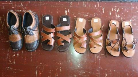 African handmade pure leather sandals