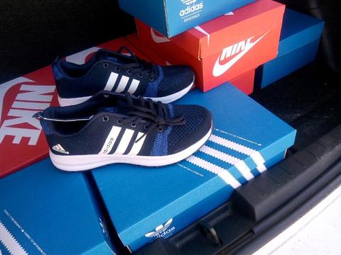 Adidas blue runners