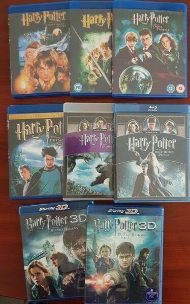 BLU RAY HARRY POTTER COLLECTION