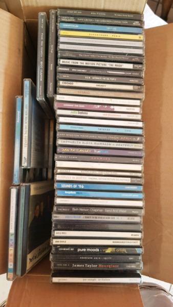 CD's. Box of about 50