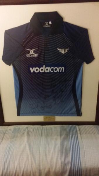 Signed Blue Bull Rugby Jersey