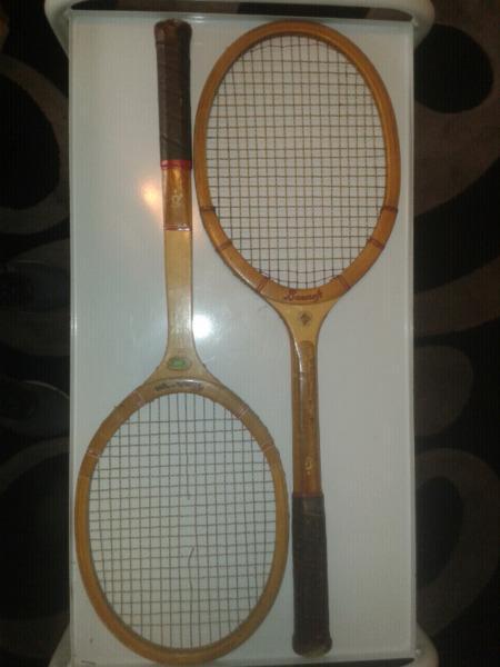 Vintage Bamcroft tennis racquets x 2