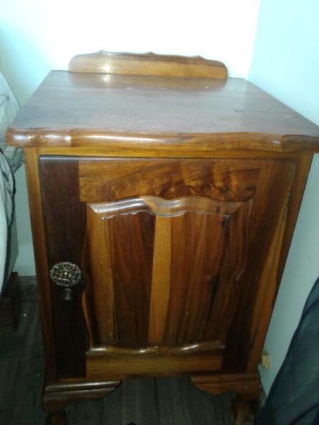 Antique set 2 ball and claw bedside dressers
