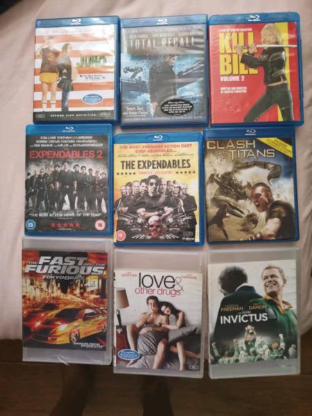 Blurays for sale