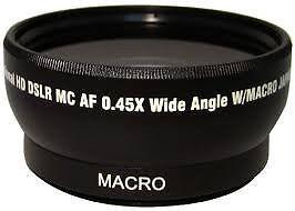 ** Brand New** Wide Angle Lens + Macro Lens 52mm/58MM 0.45x