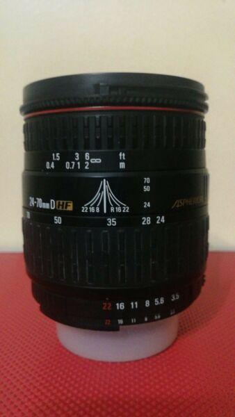 Sigma 24-70mm lens