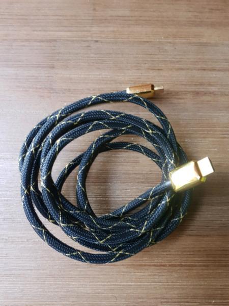 2 m high quality gold plated hdmi cable