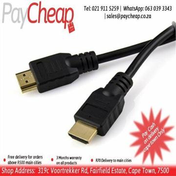 3m (3 Meter) High Speed HDMI HDTV 1.4 Cable with Ethernet