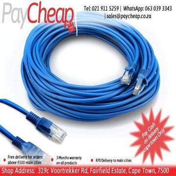 RJ45 Ethernet Cable 10M for Cat 6 Internet Network Patch LAN Cable Cord for PC Computer