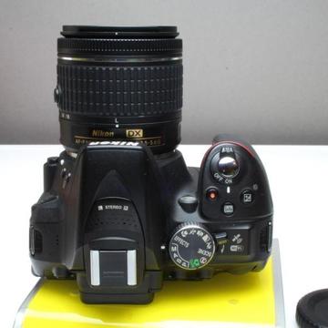 Nikon D5300 body with latest Nikon AF-P 18-55mm lens
