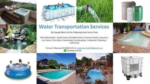 Transportation of Water For All Pools