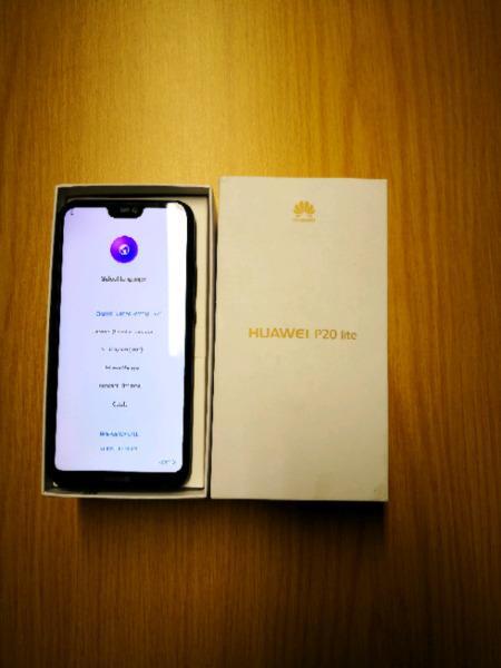 Huawei P20 lite black like new 64gb