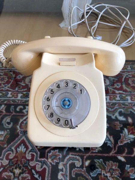Retro very rare British telecom rotary dial phone