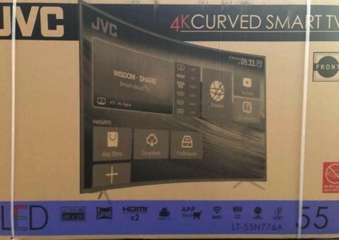Tv’s Dealer: JVC 55” CURVED SMART 4K ULTRA HD LED BRAND NEW