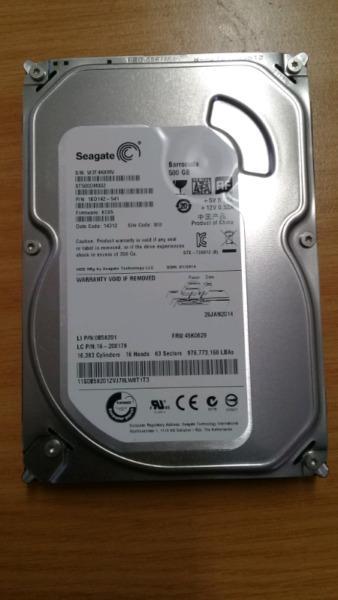 Seagate SATA Desktop Computer Hardrive