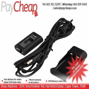 4-in-1 Battery, Charging Dock, Cable for XBOX ONE Gamepad - Black