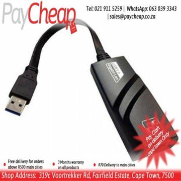 USB 3.0 to 10/100/1000 Mbps Gigabit Ethernet AdapterDescription