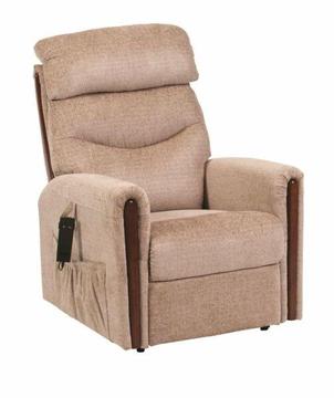 Rise Recliner - Restwell - Santana, Available in Fabric and PVC Leather, On Sale. While Stocks Last