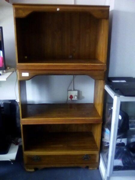 BROWN TV STAND