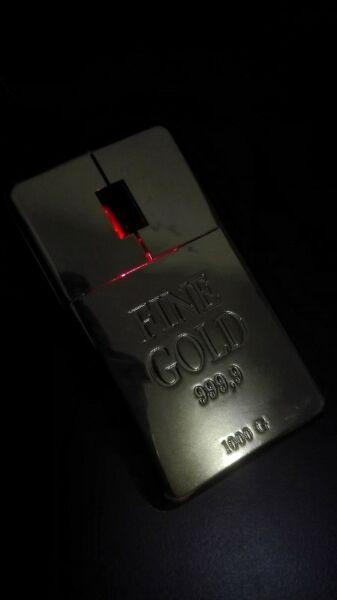 Gold Bar PC / Laptop Mouse